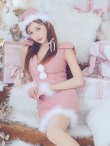 画像29: 【即日発送！】【サンタコス 4点セット】【XS-XLサイズ/3カラー】ショルダーリボンビジューサンタ[YMT] (29)