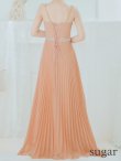 画像11: Lサイズあり【IRMA/イルマ】ラメ/ プリーツ/ ビジュー/ ノースリーブ/ スピンドル/ Aライン/ ロング/ キャバドレス long[OF2A] (11)
