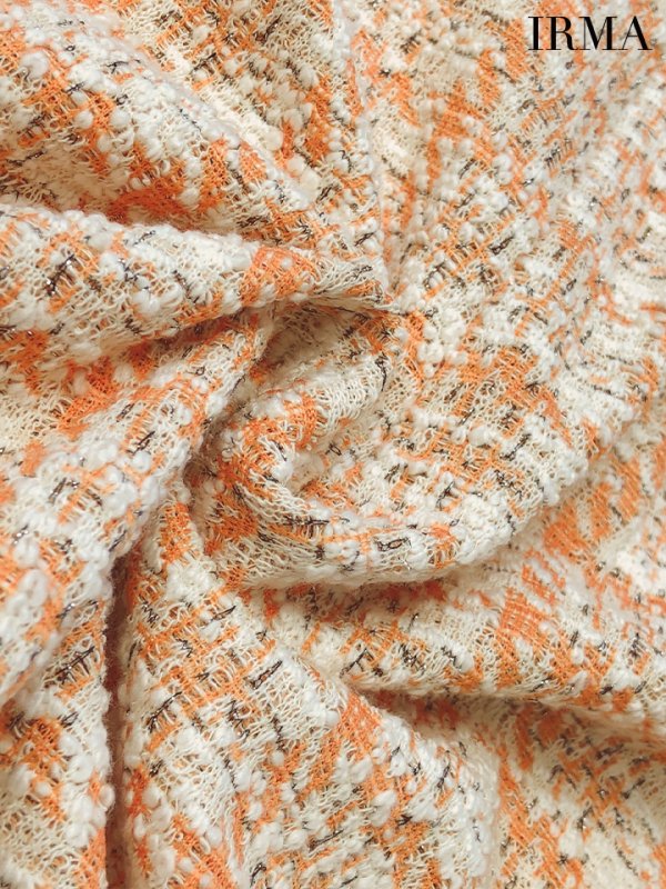 画像22: XSサイズあり【IRMA/イルマ】ツイードチェック/ ジップ/ ノースリーブ/ ニット/ タイト/ ミニドレス/ キャバドレス【HC02】 (22)