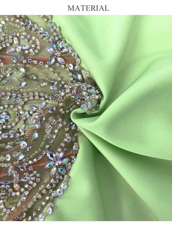 画像10: sugarオリジナルカラー・XSサイズあり【IRMA/イルマ】ビジュー/ シアー/ ニット/ キャミソール/ タイト/ ミニドレス/ キャバドレス【HC02】 (10)