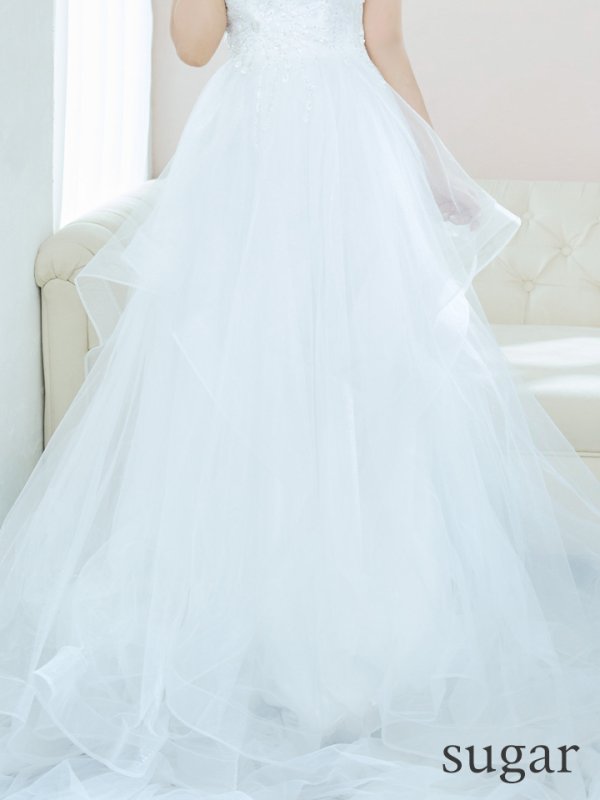 画像22: Lサイズあり【JEAN MACLEAN/ジャンマクレーン】スパンコール刺繍/ チュール/ ノースリーブ/ Aライン/ フレア/ ロングドレス/ キャバドレス long[OF2A] (22)