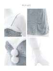 画像41: 【即日発送！】【サンタコス 4点セット】【S-Lサイズ/2カラー】オフショルロングスリーブセットアップサンタコスプレ[YMT] (41)