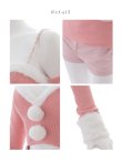 画像32: 【即日発送】【サンタコス 5点セット】【XS-Lサイズ/3カラー】オフショルダーロングスリーブセットアップサンタコスプレ[YMT] (32)