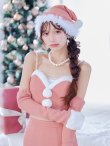 画像13: 【即日発送】【サンタコス 5点セット】【XS-Lサイズ/3カラー】オフショルダーロングスリーブセットアップサンタコスプレ[YMT] (13)