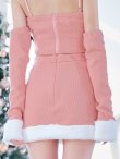 画像7: 【即日発送】【サンタコス 5点セット】【XS-Lサイズ/3カラー】オフショルダーロングスリーブセットアップサンタコスプレ[YMT] (7)
