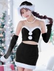 画像5: 【即日発送】【サンタコス 5点セット】【XS-Lサイズ/3カラー】オフショルダーロングスリーブセットアップサンタコスプレ[YMT] (5)
