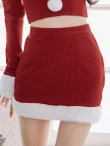 画像26: 【即日発送】【サンタコス 5点セット】【XS-Lサイズ/3カラー】オフショルダーロングスリーブセットアップサンタコスプレ[YMT] (26)