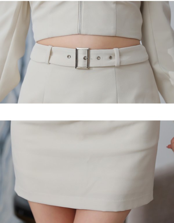 画像38: XSサイズあり【Glossy/グロッシー】袖あり/ 2way/ ホルターリボンネック/ オフショルダー/ セットアップ/ タイト/ ミニドレス/ キャバドレス[OF08] (38)