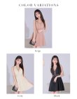 画像15: XSサイズあり【ROBE de FLEURS Glossy/ローブ・ド・フルール グロッシー】ノースリーブ/ バストオープン/ パイピング/ フレア/ ワンピース/ ミニドレス/ キャバドレス[OF2] (15)