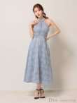 画像7: Lサイズあり【DEA.by ROBE de FLEURS/ディアバイローブドフルール】ホルターネック/ バックリボン/ レース/ フレア/ ワンピース/ ミモレ丈/ ミディアムドレス/ キャバドレス long[OF2] (7)
