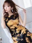 画像7: Lサイズあり!!【ERUKEI エルケイ】Aライン/プリント/ノースリ /ワンピース/ロングドレス /キャバドレスlong[OF2] (7)