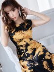 画像5: Lサイズあり!!【ERUKEI エルケイ】Aライン/プリント/ノースリ /ワンピース/ロングドレス /キャバドレスlong[OF2] (5)