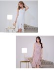 画像18: Lサイズあり【DEA. by ROBE de FLEURS/ディアバイローブドフルール】マーメイド/ ツイード/ ノースリーブ/ 膝丈/ 襟付き/ 裾フリル/ ワンピース/ ミディアムドレス/ キャバドレス[OF2] (18)