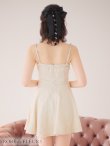 画像10: XSサイズあり【ROBE de FLEURS/ローブドフルール】サイドシアー/ フロントジップ/ ビジュー/ フレア/ ミニドレス/ キャバドレス[OF2] (10)