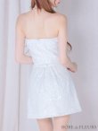 画像18: XSサイズあり【ROBE de FLEURS/ローブドフルール】フロントホール/ トリプルリボン/ ホルターネック/ ラメ/ セットアップ/ ミニドレス/ キャバドレス[OF2] (18)