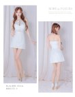 画像21: XSサイズあり【ROBE de FLEURS/ローブドフルール】フロントホール/ トリプルリボン/ ホルターネック/ ラメ/ セットアップ/ ミニドレス/ キャバドレス[OF2] (21)