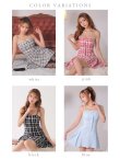 画像15: XSサイズあり【ROBE de FLEURS/ローブドフルール】ツイード/ チェック/ キャミソール/ ワンピース/ フレア/ ミニドレス/ キャバドレス[OF2] (15)