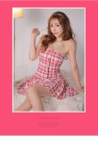 画像11: XSサイズあり【ROBE de FLEURS/ローブドフルール】ツイード/ チェック/ キャミソール/ ワンピース/ フレア/ ミニドレス/ キャバドレス[OF2] (11)