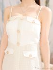 画像11: 【DEA.by ROBE de FLEURS/ディアバイローブドフルール】スプリングツイード/ デニムスプリングツイード/ キャミソール/ タイト/ ミニドレス/ キャバドレス[OF2] (11)