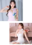 画像15: XSサイズあり【ROBE de FLEURS/ローブドフルール】オーガンジー/ リボンチョーカー/ アイドル/ セットアップ/ ミニドレス/ キャバドレス[OF2] (15)