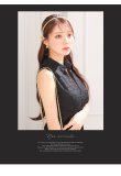 画像25: 訳あり商品※胸元に破れあり【DEA. by ROBE de FLEURS/ディアバイローブドフルール】襟付き/ ノースリーブ/ ボリュームフレア/ ミディアムドレス/ キャバドレス[OF2] (25)