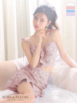XSサイズあり【ROBE de FLEURS/ローブドフルール】フラワー