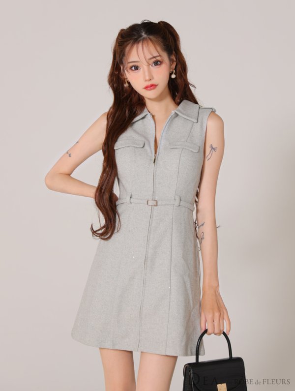 グレー モデル:みみ 身長:162cm 着用サイズ:Sサイズ