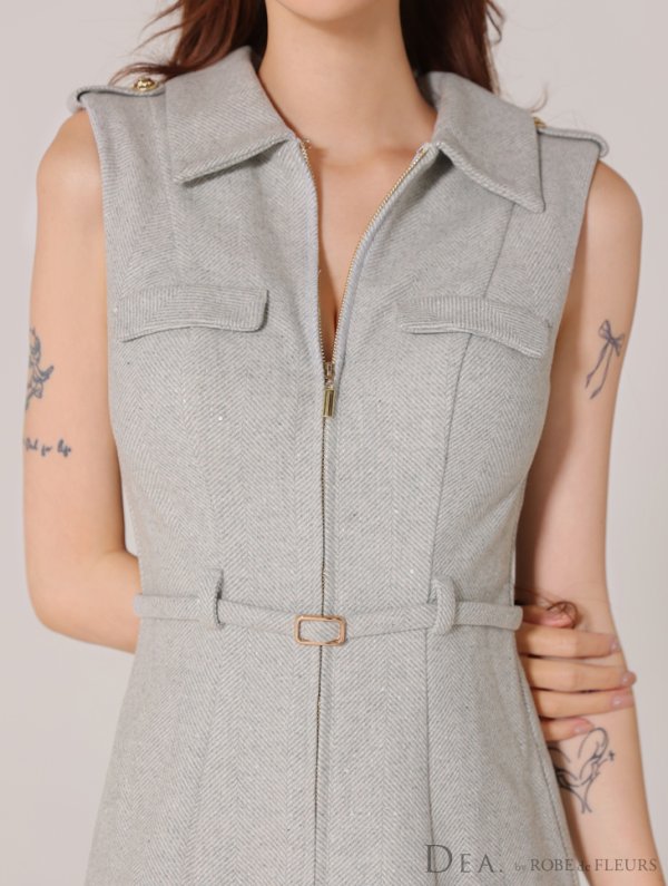 グレー モデル:みみ 身長:162cm 着用サイズ:Sサイズ