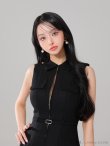 ブラック モデル：まおちゃる　身長：158cm　着用サイズ：Sサイズ