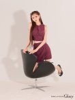 画像14: XSサイズあり【ROBE de FLEURS Glossy/ローブ・ド・フルール グロッシー】ノースリーブ/ バストジップ/ ラップ/ ベルト/ セットアップ/ ミニドレス/ キャバドレス[OF2] (14)