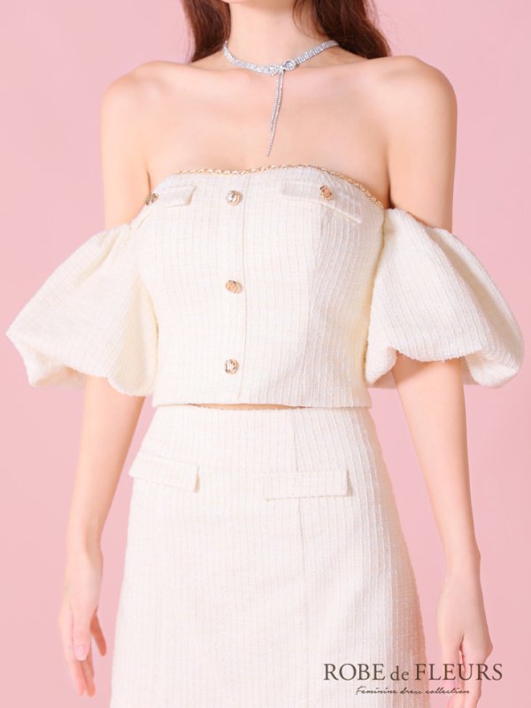 アイボリー モデル:まりん 身長:164cm 着用サイズ:Sサイズ