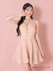 画像10: XSサイズあり【ROBE de FLEURS/ローブドフルール】ビジュー/ ホルターネック/ ツイード/ フレア/ ミニドレス/ キャバドレス[OF2] (10)