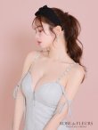 画像12: XSサイズあり【ROBE de FLEURS/ローブドフルール】リボン/ ラメニット/ バストジッパー/ フレア/ ドリーミー/ ミニドレス/ キャバドレス[OF2] (12)