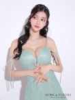 画像7: XSサイズあり【ROBE de FLEURS/ローブドフルール】リボン/ ラメニット/ バストジッパー/ フレア/ ドリーミー/ ミニドレス/ キャバドレス[OF2] (7)