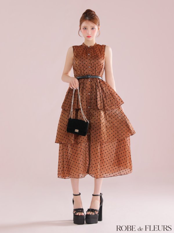 ブラウン モデル:ももか 身長:156cm 着用サイズ:Sサイズ