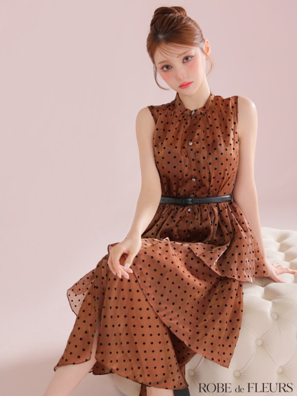 ブラウン モデル:ももか 身長:156cm 着用サイズ:Sサイズ