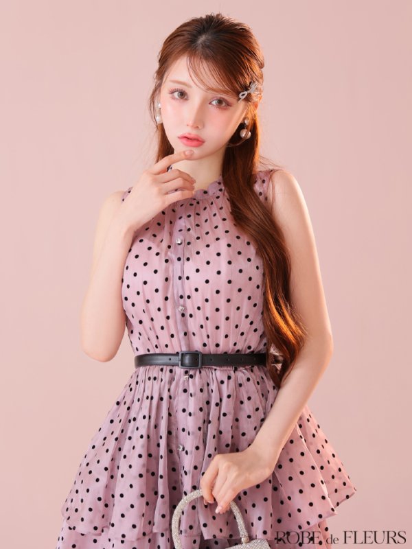 ピンク モデル:ももか 身長:156cm 着用サイズ:Sサイズ