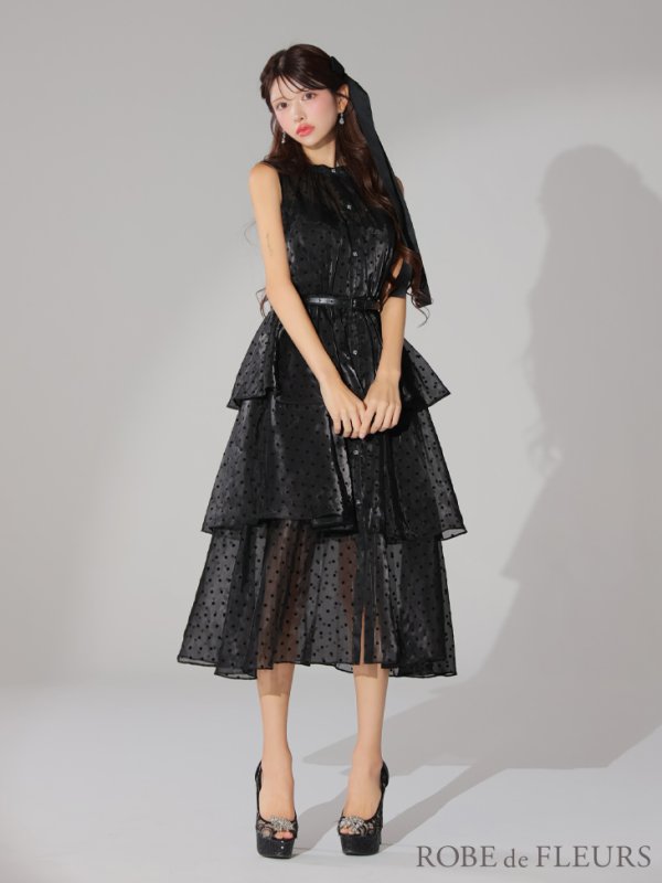 ブラック モデル:まりん 身長:164cm 着用サイズ:Sサイズ