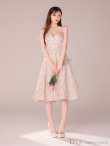 画像3: Lサイズあり【DEA.by ROBE de FLEURS/ディアバイローブドフルール】花柄ジャガード/ パイピング/ フレア/ ミモレ丈/ ミディアムドレス/ キャバドレス[OF2] (3)