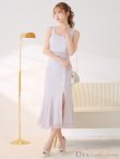 画像22: 再入荷！【DEA.by ROBE de FLEURS/ディアバイローブドフルール】スプリングツイード/ ノースリーブ/ セットアップ/ レース/ ミモレ丈/ Aライン/ ミディアムドレス/ キャバドレス[OF2] (22)