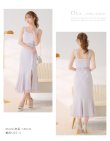 画像27: 再入荷！【DEA.by ROBE de FLEURS/ディアバイローブドフルール】スプリングツイード/ ノースリーブ/ セットアップ/ レース/ ミモレ丈/ Aライン/ ミディアムドレス/ キャバドレス[OF2] (27)