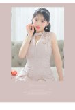画像11: Lサイズあり【DEA.by ROBE de FLEURS/ディアバイローブドフルール】ボタニカルレース/ ネックベルト/ プリーツ/ ノースリーブ/ フレア/ ミニドレス/ キャバドレス[OF2] (11)