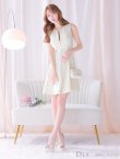 画像13: Lサイズあり【DEA.by ROBE de FLEURS/ディアバイローブドフルール】サイドレース/ ノースリーブ/ フロントジップ/ フレア/ ミニドレス/ キャバドレス[OF2] (13)