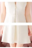 画像14: Lサイズあり【DEA.by ROBE de FLEURS/ディアバイローブドフルール】センタージップ/ シンプル/ ノースリーブ/ レディ/ フレア/ ミニドレス/ キャバドレス[OF2] (14)