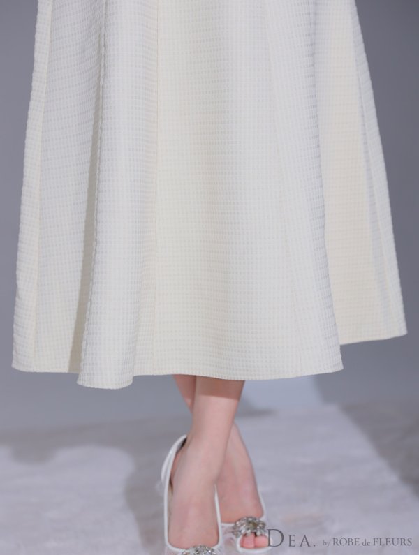 画像20: Lサイズあり【DEA./ディア】ウエストスリット/ ノースリーブ/ シンプル/ フレア/ ミモレ丈/ ミディアムドレス/ キャバドレス[OF08] (20)