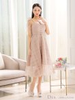 画像39: XS-Lサイズあり【DEA. by ROBE de FLEURS/ディアバイローブドフルール】肩リボン/ チェック柄/ オーガンジー/ フレア/ ロング/ キャミ/ ミディアムドレス/ キャバドレス[OF2] (39)
