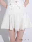 画像16: XSサイズあり【ROBE de FLEURS/ローブドフルール】センターリボン/ 2way/ フレア/ セットアップ/ ミニドレス/ キャバドレス[OF2] (16)