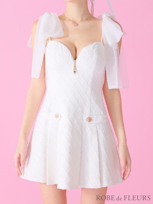 ホワイト モデル:まりん 身長:164cm 着用サイズ:Sサイズ