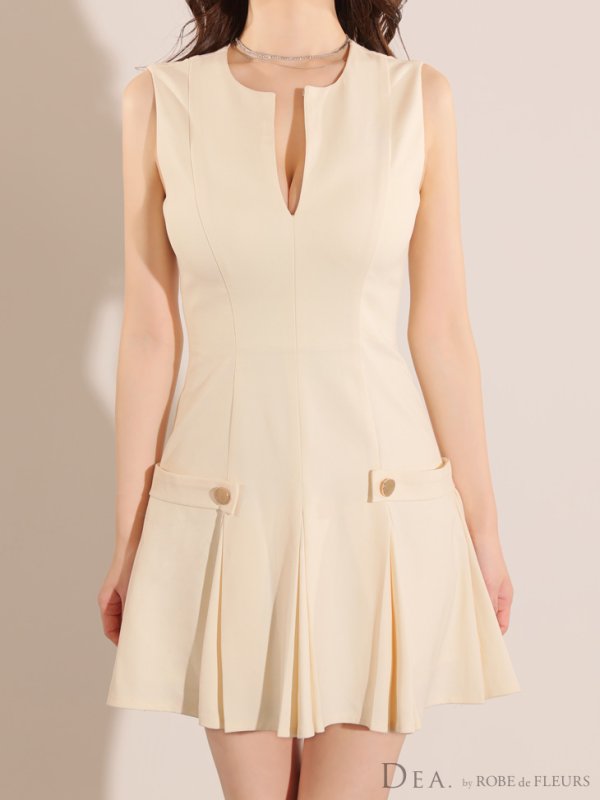 アイボリー モデル:ゆめ 身長:160cm 着用サイズ:Sサイズ