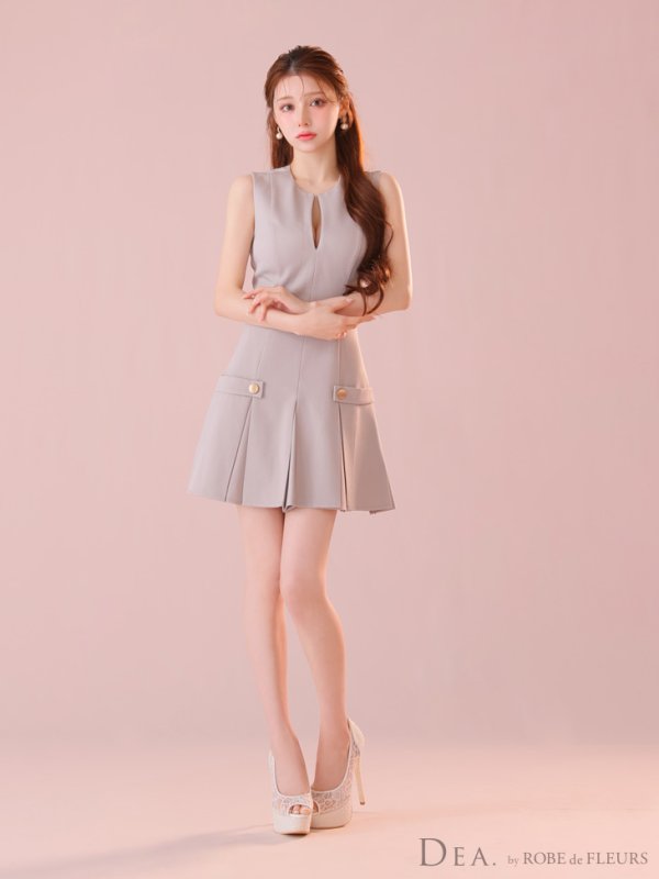 グレージュ モデル:ももか 身長:156cm 着用サイズ:Sサイズ